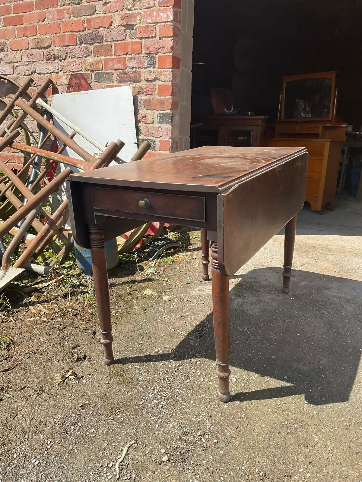 Antique Folding Table