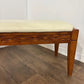 Contemporary Mahogany Framed Duet Piano Stool