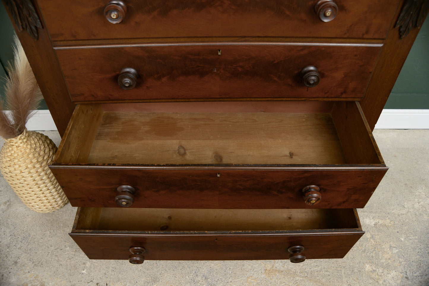Huge Victorian Mahogany Scotch Chest of Drawers