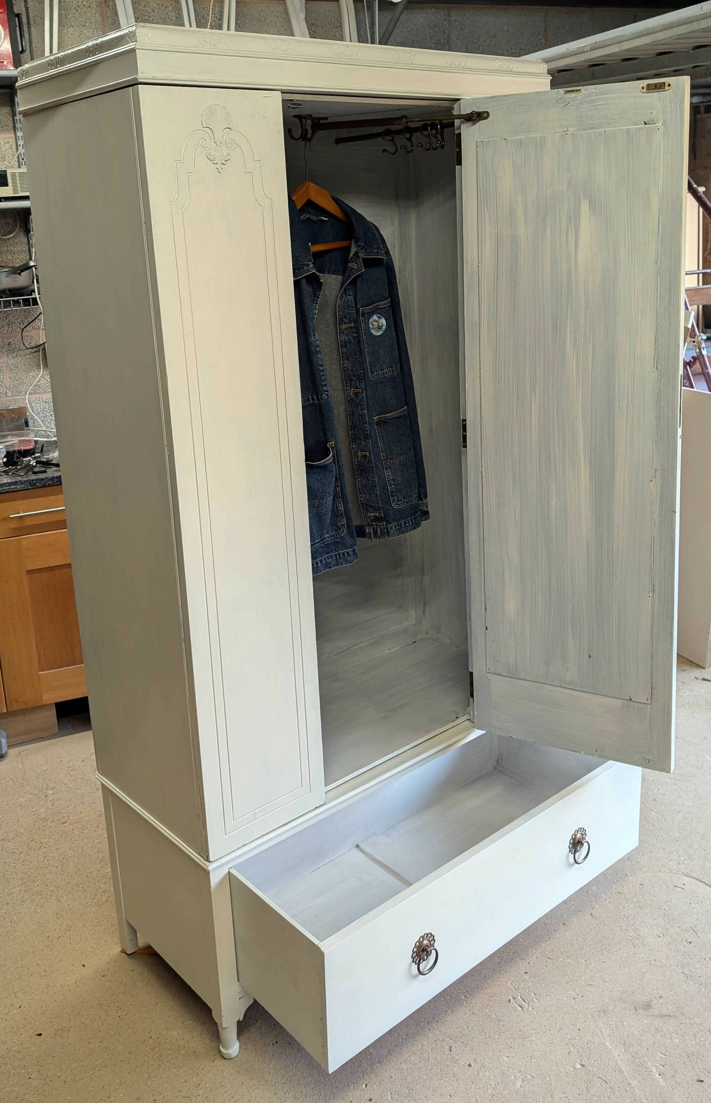 100 Year Old Vintage Upcycled Wardrobe