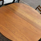 Mid Century Vintage Circular Extending To An Oval Dining Table & 4 Dining Chairs