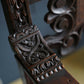 Italian Renaissance Revival Hall Oak Carved Antique Chair Carved Wainscot Throne Ecclesiastical