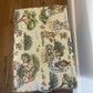 Bijou ottoman seat sky blue with Peter Rabbit themed upholstery. 45cm high 45cm long 30cm deep