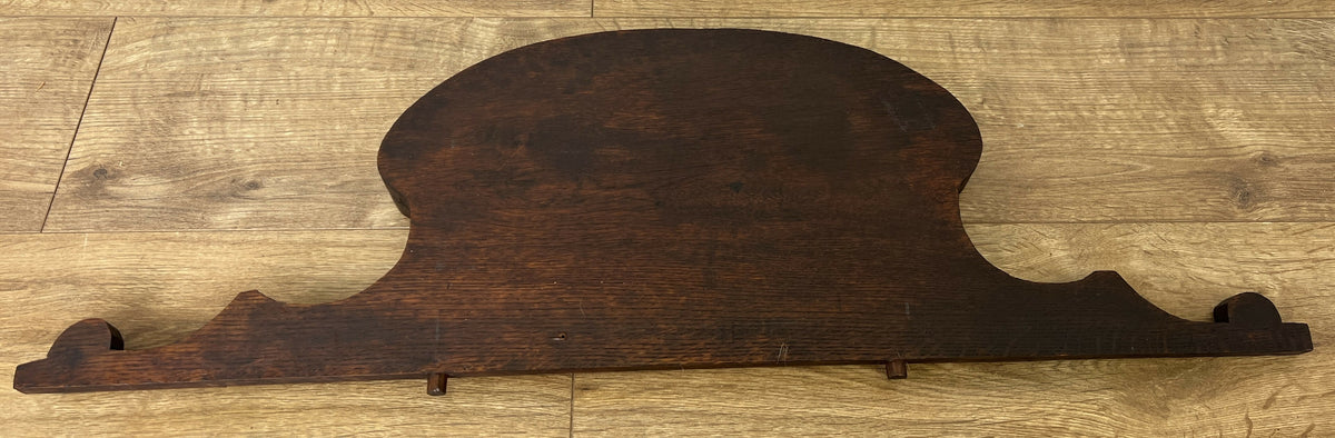Pediment Antique French Style Oak Carved Decorative Furniture Crest LOT 6540