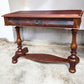 Antique Mahogany 19th C stretcher table desk