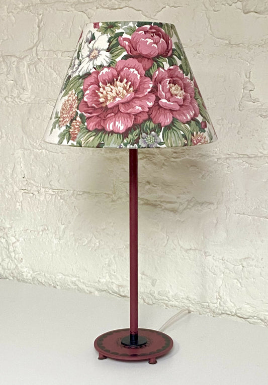 table lamp hand painted metal