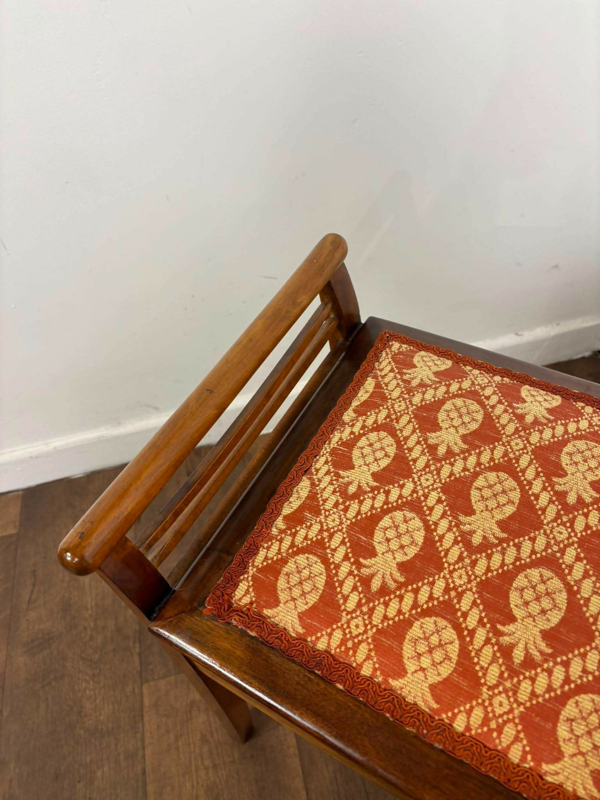 Edwardian Mahogany Piano Stool