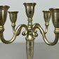 Pair of Candelabras Vintage French Style Metal Five Arm Candle Holders LOT 6484