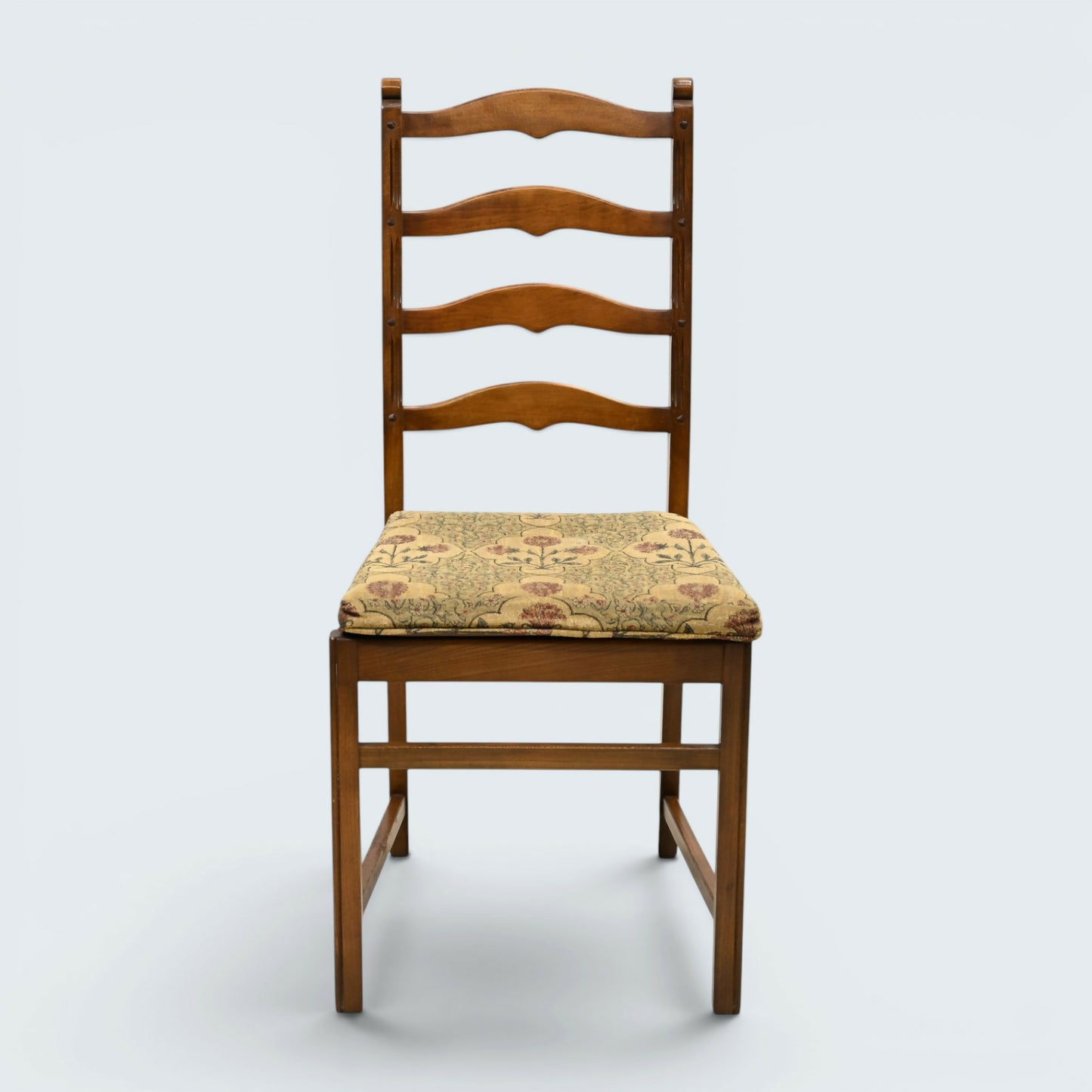 6 Ercol Dining Chairs 1970s Ladderback Cushions FOC FREE Nationwide Delivery*