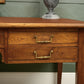 Huge Antique Oak Desk with Leather Top - 180 x 100 cm