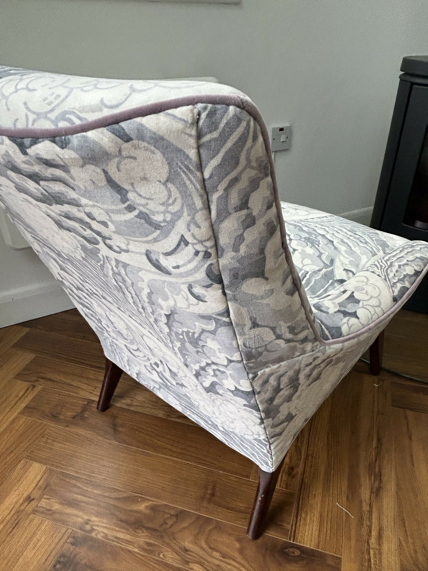 Vintage Parker Knoll PK934 Armchair | Newly Reupholstered in Designer Fabric | Mid-Century Modern Accent Chair