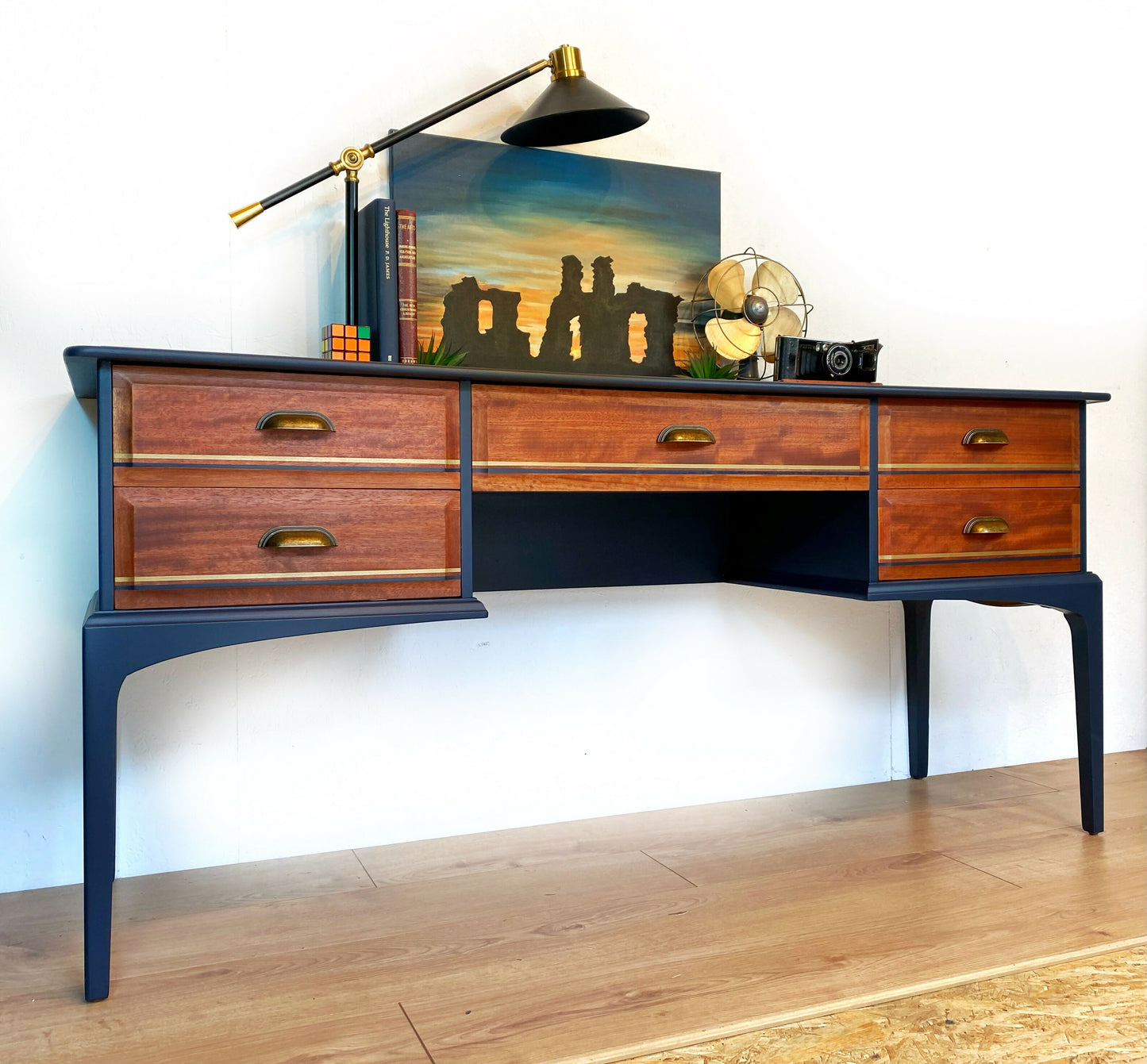 Writing Desk By Stag, 1970s Mid Century