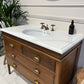 Width 106cm - Vintage Vanity Unit With Tap - Available