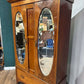 Edwardian Walnut Double Wardrobeb