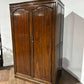 Oriental Style Two Door Mahogany Wardrobe
