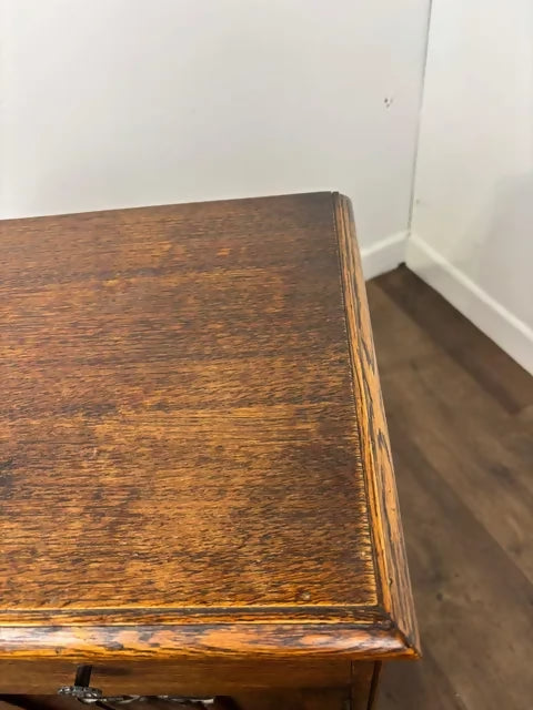 Vintage Oak Bed Side Cabinet