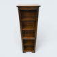 Old Charm Narrow Bookcase Finish 4 Shelves Light Oak Carvings FREE UK Delivery*
