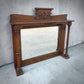 Antique Oak Art Nouveau period Mantle mirror