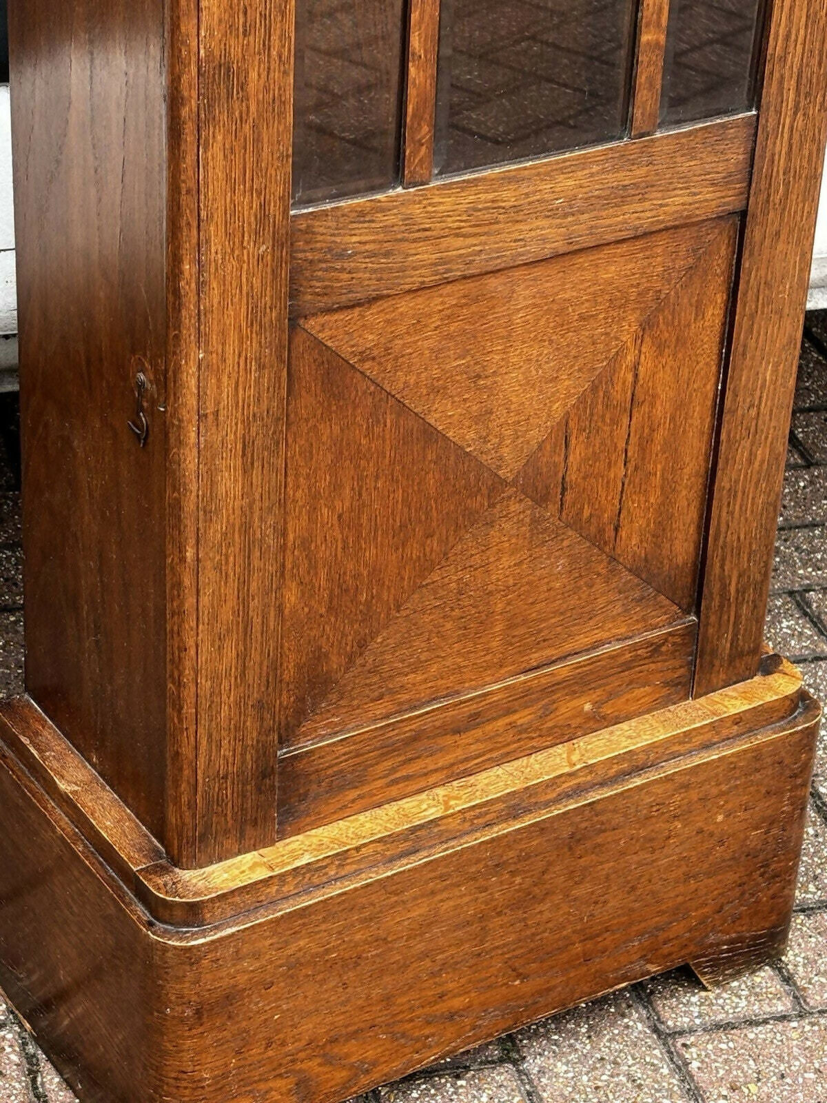 Art Noveau Oak Grandfather/ Vintage Longcase Clock