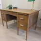 Vintage Oak Office Desk by Partridge & Cooper