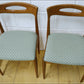 vintage dining chairs Johanes Andersen for Uldum Mobelfabrik teak mid century made in Denmark