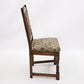 4 Dining Chairs Old Charm Tudor Brown #2067 Whempstead Fabric FREE* UK Delivery. SBR9545/1109D