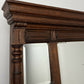 Mirror Antique French Oak Wall Mirror Bevelled Large Glass Wall Frame LOT 6370