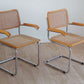 Mid century retro Italian Marcel Breuer Cesca Armchair set of 2