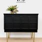 Black Nathan teak TV stand, sideboard, drinks cabinet, media unit, mid century modern, vintage, refurbished, upcycled, console