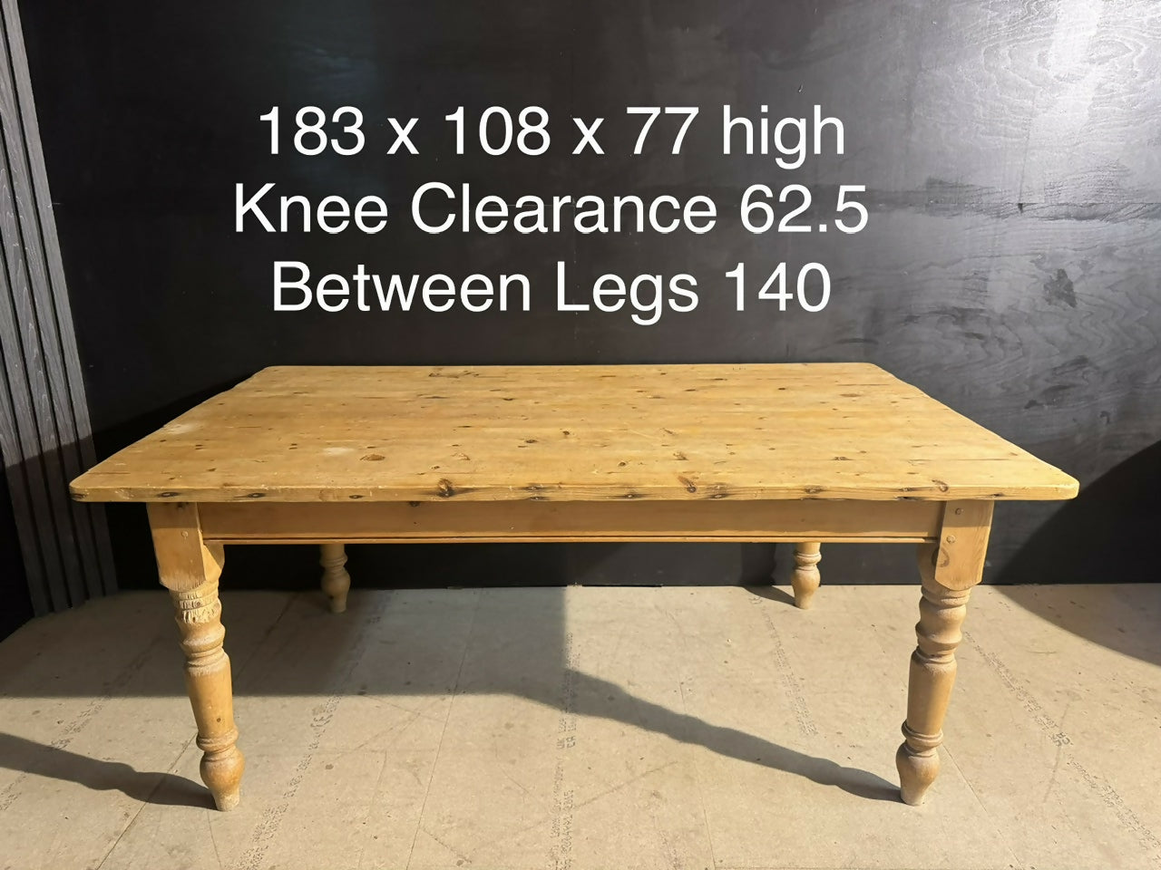 Pine Farmhouse Dining Table