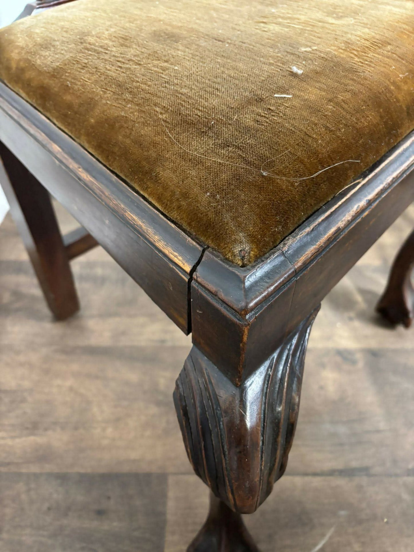 Victorian Set of Four Mahogany Dining Chairs