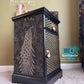 Black & Gold Peacock Bedside Table