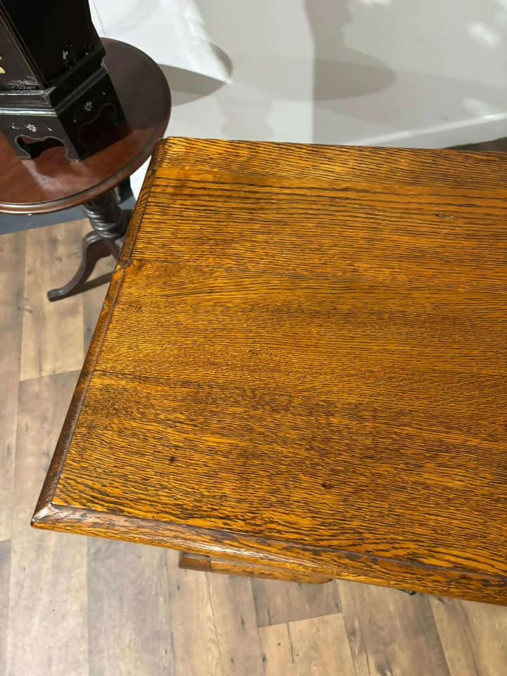 Vintage Oak Cabriole Leg Sideboard