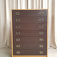 Vintage Mid Century Danish Domino Mobler Scandi Tallboy Chest Of Drawers Retro R613