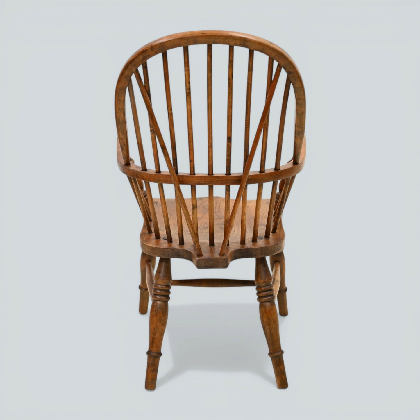 Stick Back Windsor Chair Elm and Beech Antique Bow Back Carver FREE* UK Delivery