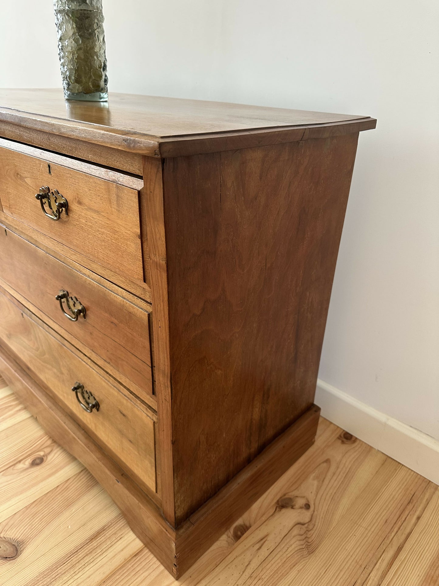 Antique Pine Chest of Drawers Victorian 19th Century