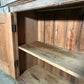 Vintage Early Victorian Tall Pine Housekeeper Pantry Kitchen Larder Shelves Double Cupboard, c.1820