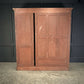 Edwardian Satinwood Vintage Triple Wardrobe