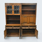 Old Charm Large Wall Unit Bureau Bookcase Storage Light Oak FREE UK Delivery*