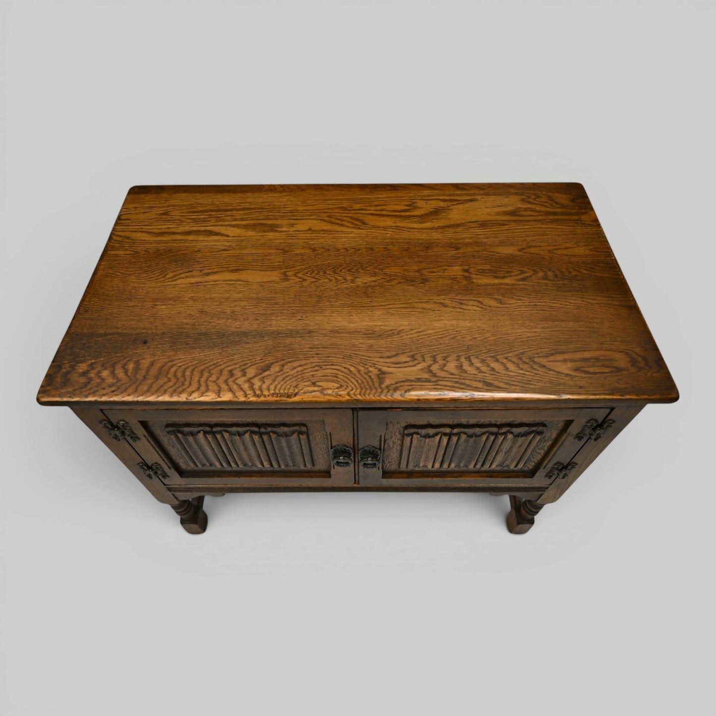 Old Charm Music Vinyl Record Player Cabinet Light Oak #1791 FREE UK Delivery