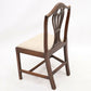 2 Oak Georgian Dining Hall Bedroom Chairs Drop In Seat FREE UK Delivery. SBR9572/1909D
