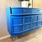 Luxurious Large Curved Sideboard, by Nathan in Lake Blue