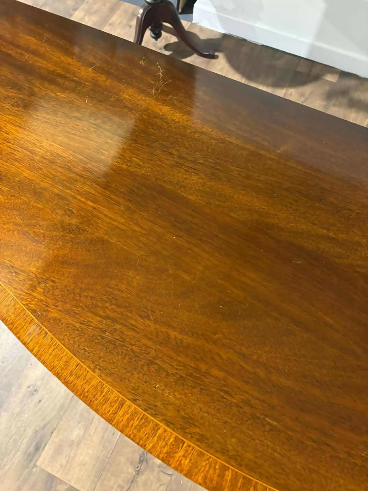 Reproduction Georgian Style Serpentine Mahogany Sideboard by G.T. Rachstraw