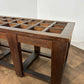 Edwardian Oak Luggage Stand / Hall Bench