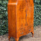 Vintage 1930's Art Deco Burr Walnut Drinks Cocktail Cabinet