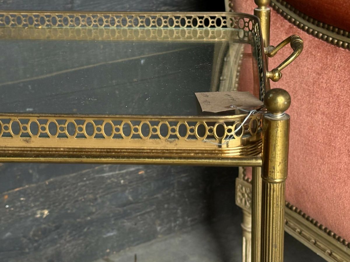 French Brass Cocktail Trolley