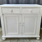 White Vintage Pine Cupboard