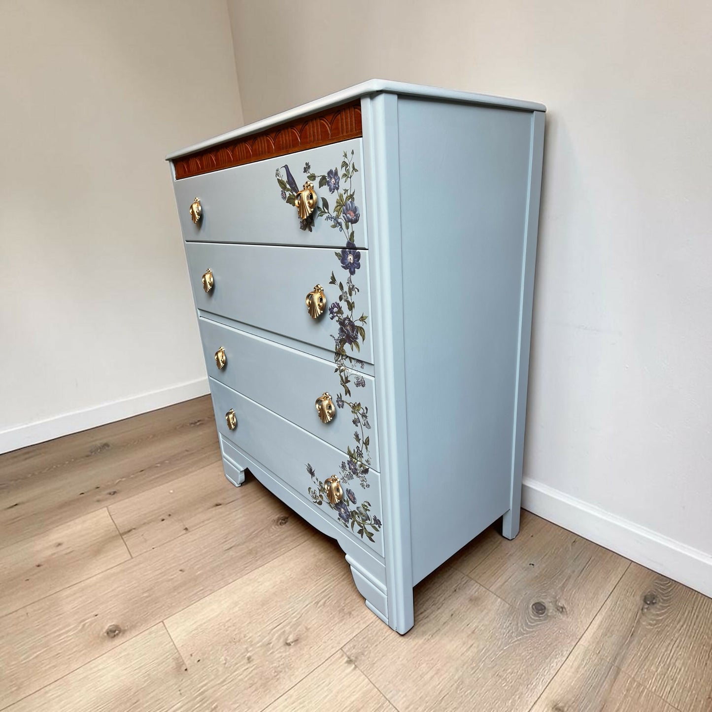 Hand painted vintage Lebus Drawers