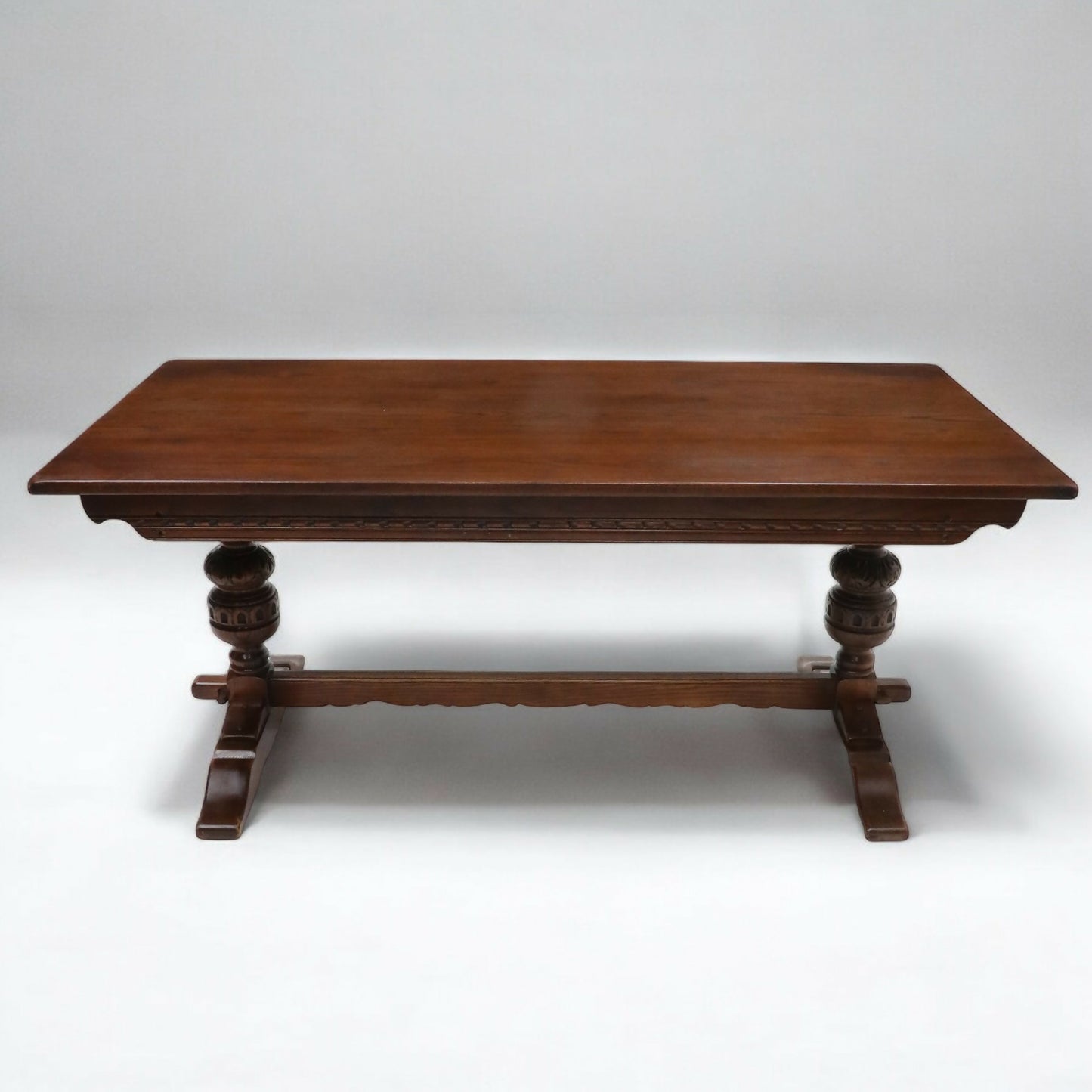 Old Charm Dining Table Solid Oak Refectory Tudor Brown 1727 FREE UK Delivery*. SBR9297/2806D