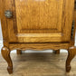 Pair of Bedside Tables Vintage French Louis Oak Nightstands Cabinets LOT 6295
